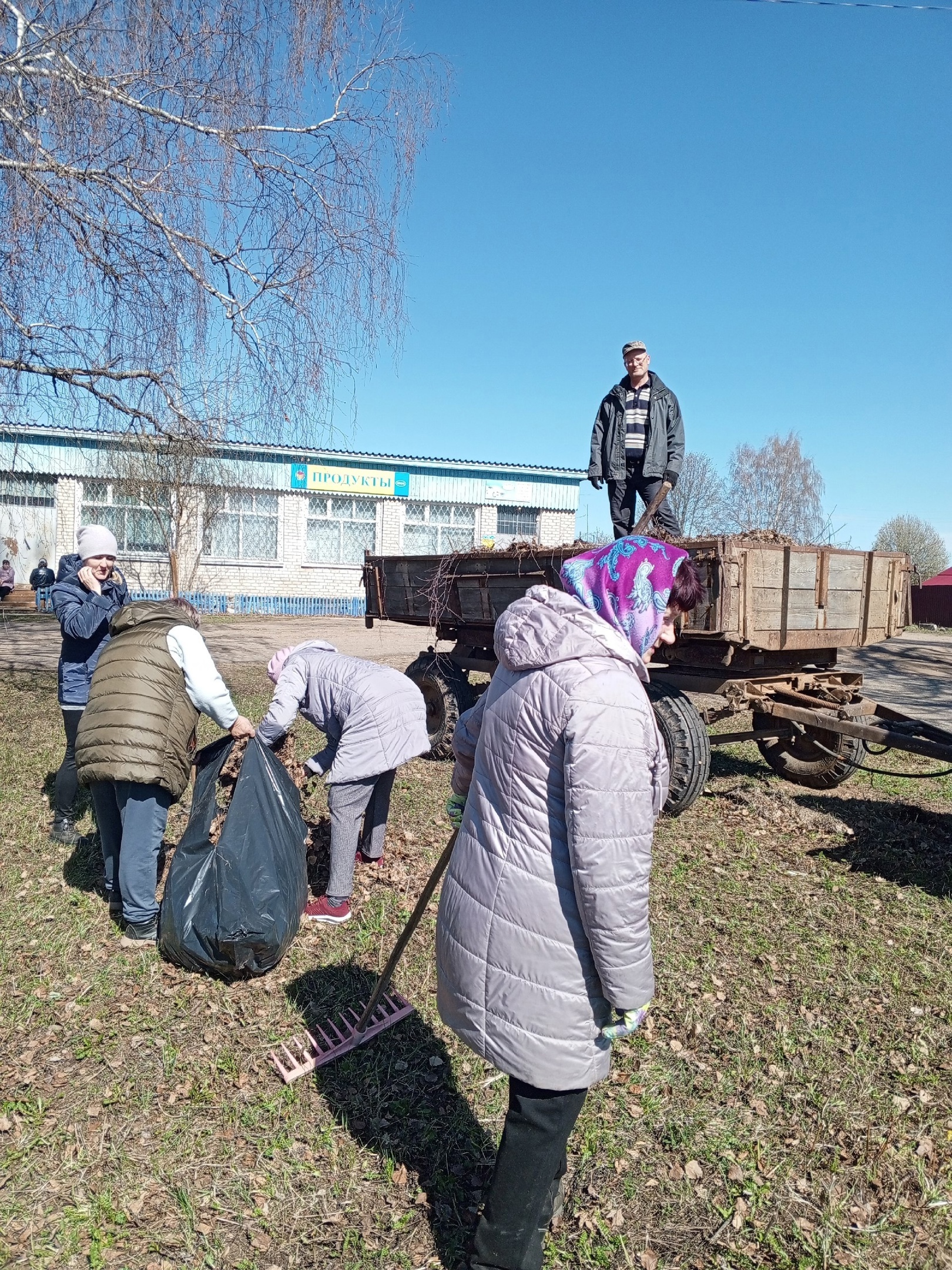 Субботник в с.Великорецое.